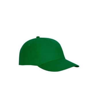 Logo trade promotional merchandise photo of: Feniks 5 panel cap, green