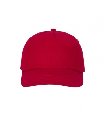 Logotrade promotional item picture of: Feniks 5 panel cap, red