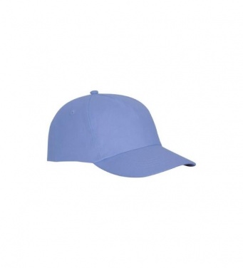 Logo trade promotional merchandise image of: Feniks 5 panel cap, light blue