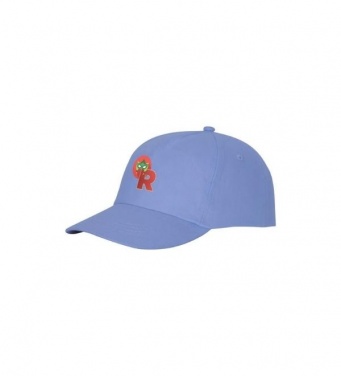 Logotrade promotional giveaways photo of: Feniks 5 panel cap, light blue