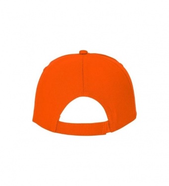 Logo trade corporate gift photo of: Feniks 5 panel cap, orange