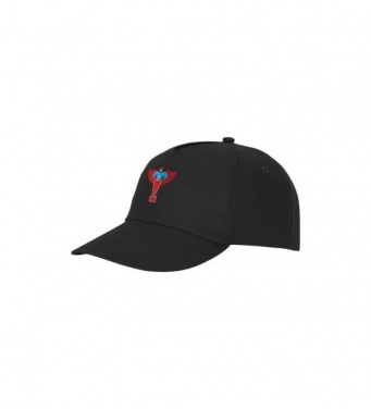 Logo trade promotional giveaways image of: Feniks 5 panel cap, black