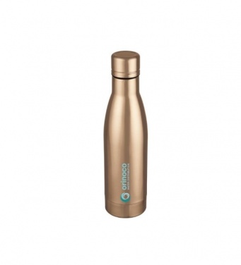 Logo trade business gift photo of: Vasa copper vacuum insulated bottle, 500 ml, golden