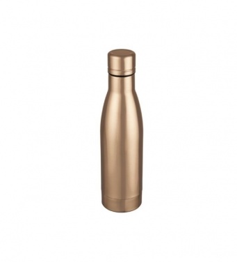 Logo trade business gift photo of: Vasa copper vacuum insulated bottle, 500 ml, golden