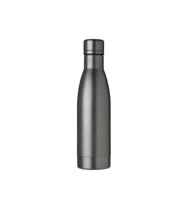 Logotrade promotional gift picture of: Vasa copper vacuum insulated bottle, 500 ml, dark grey