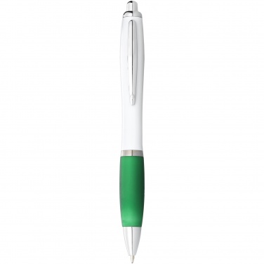 Logotrade promotional merchandise picture of: Ballpoint pen Nash, green