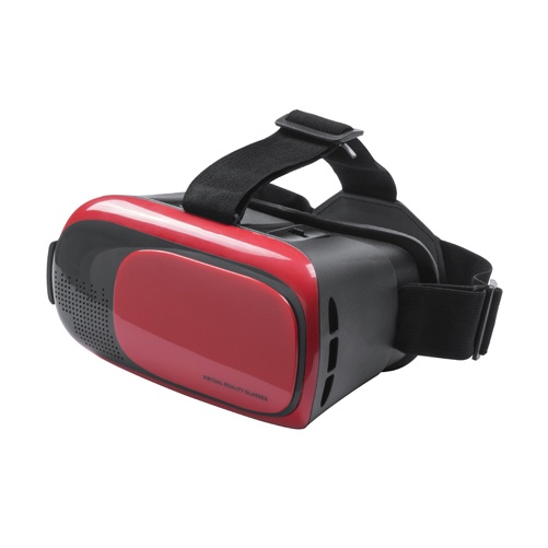 Logotrade corporate gifts photo of: Virtual reality glasses set, red color