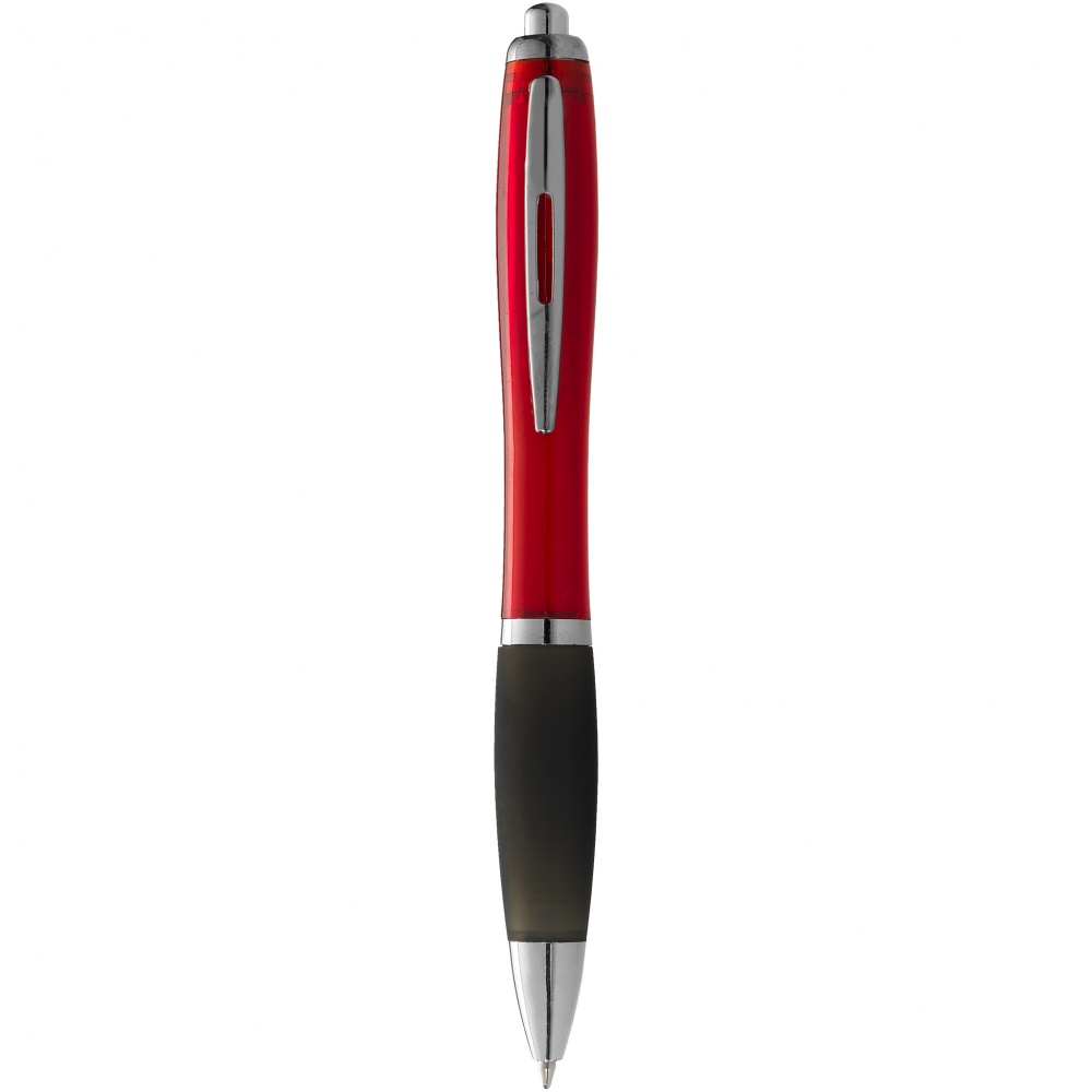 Logo trade advertising products image of: Nash ballpoint pen, red