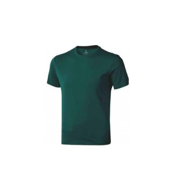 Logo trade promotional merchandise image of: Nanaimo short sleeve T-Shirt, dark green