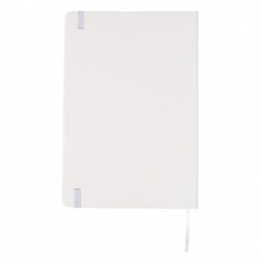 Logo trade promotional gift photo of: A5 Notebook & LED bookmark, white