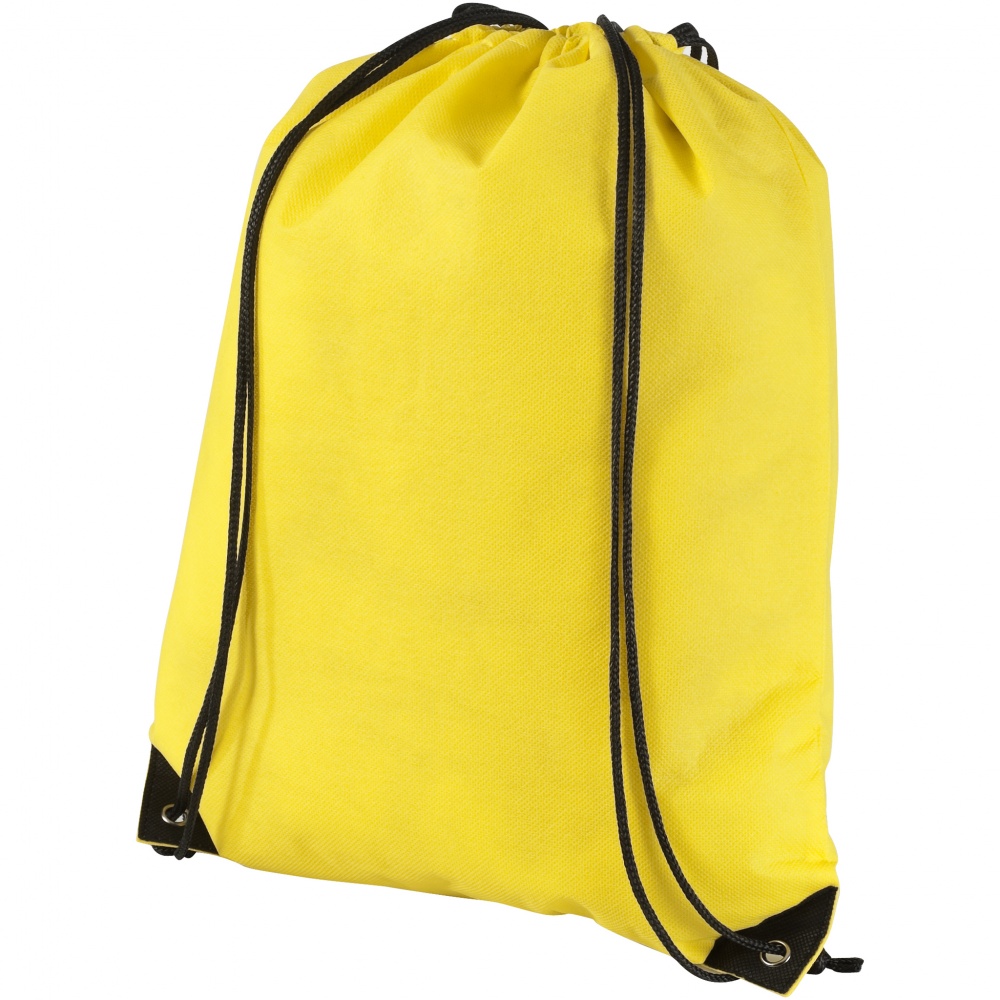 Logotrade business gift image of: Evergreen non woven premium rucksack eco, light yellow