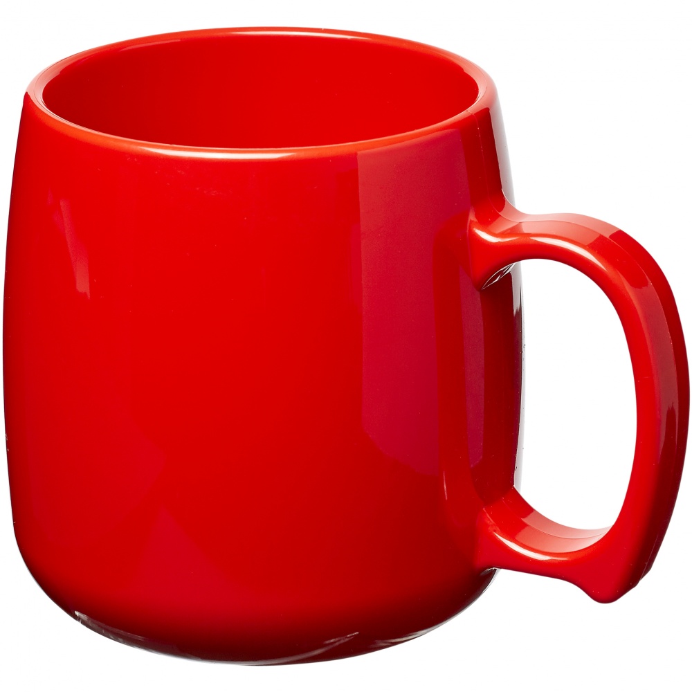 Logotrade business gifts photo of: Comfortable plastic coffee mug Classic, red