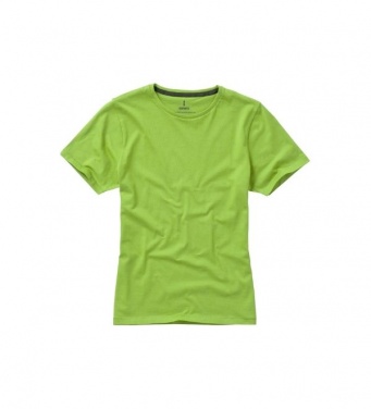 Logo trade promotional giveaways image of: Nanaimo short sleeve ladies T-shirt, light green