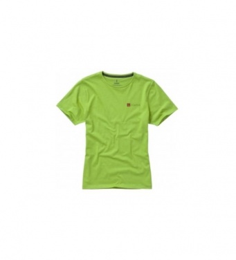 Logotrade promotional giveaway image of: Nanaimo short sleeve ladies T-shirt, light green