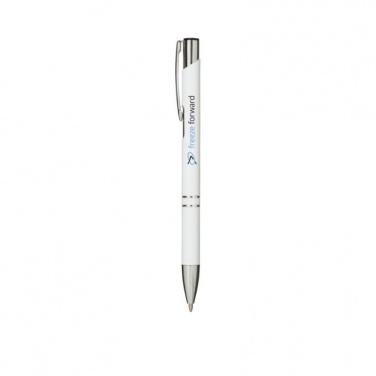 Logotrade corporate gifts photo of: Moneta Ballpoint Pen, white