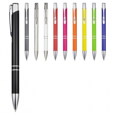 Logotrade promotional giveaway picture of: Moneta Ballpoint Pen, white