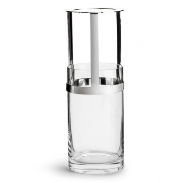 Logo trade promotional item photo of: Hold lantern & vase, silver