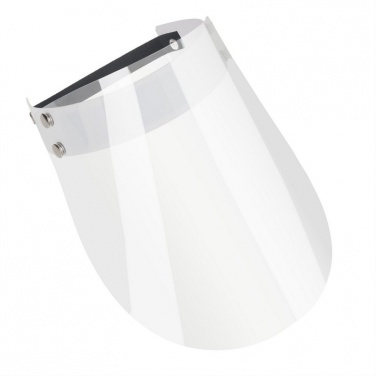 Logo trade promotional gifts image of: Face shield, transparent/white