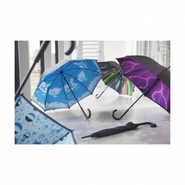 Logotrade corporate gift picture of: Umbrella  Image Cloudy Day, black