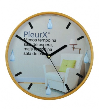 wooden wall clock