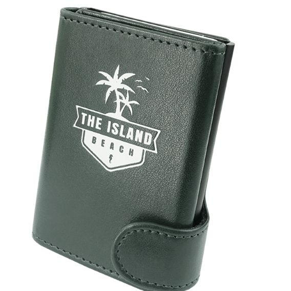 Logo trade promotional gifts image of: RFID card holder Oxford, black