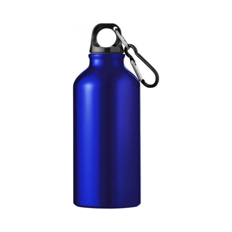 Logotrade advertising product image of: Oregon drinking bottle with carabiner, blue