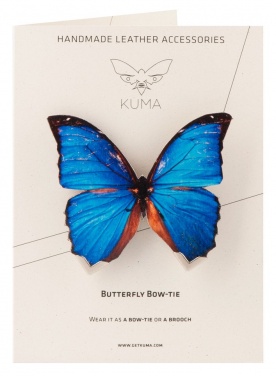 Logotrade promotional products photo of: KUMA Blue Butterfly Tie