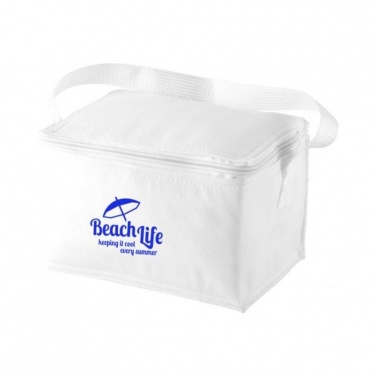 Logo trade promotional product photo of: Spectrum 6-can cooler bag, white