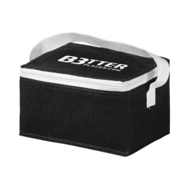 Logo trade promotional gifts picture of: Spectrum 6-can cooler bag, black