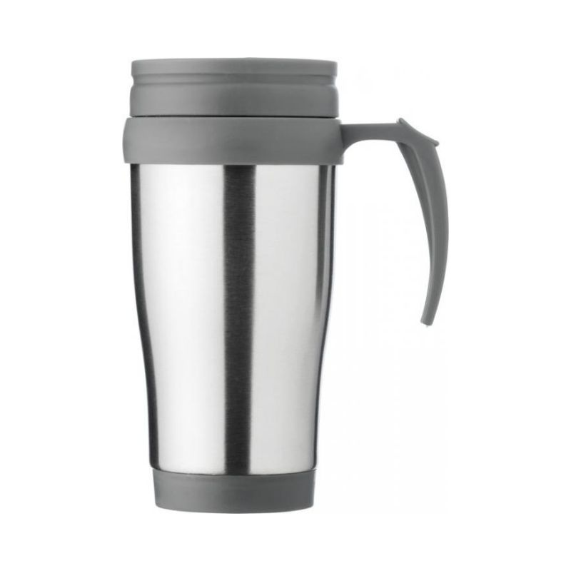 Logo trade promotional gift photo of: Sanibel insulated mug, grey