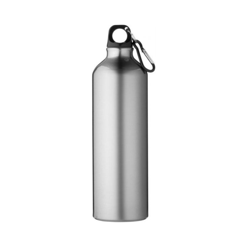 Logo trade business gift photo of: Pacific bottle with carabiner, silver