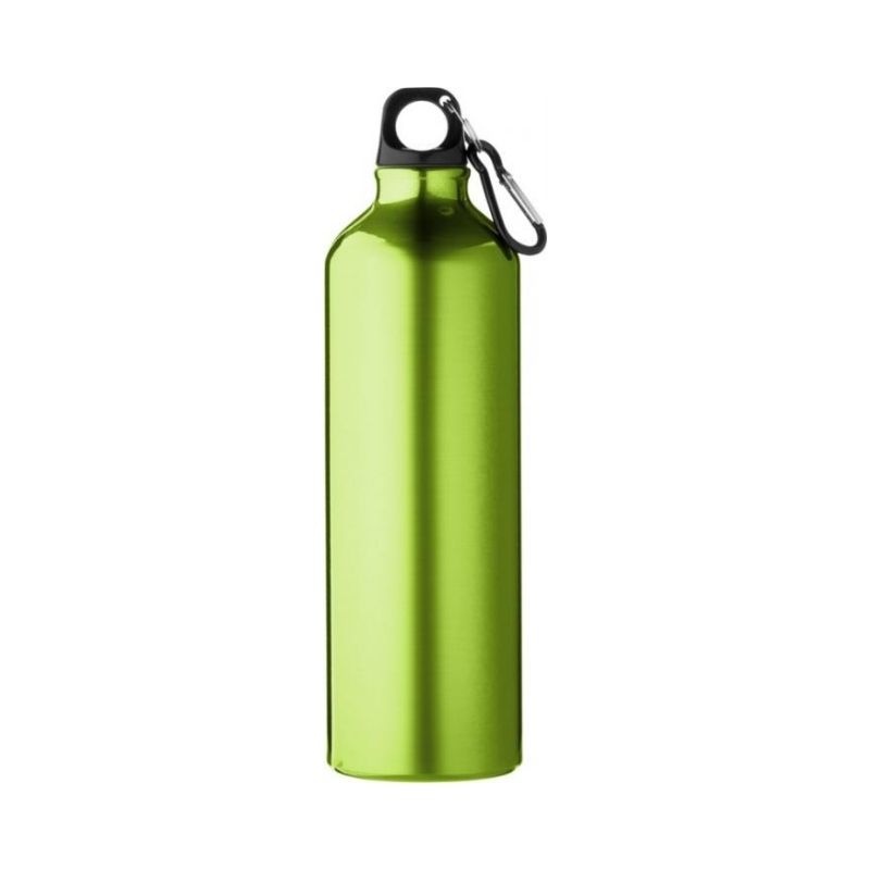 Logo trade promotional giveaway photo of: Pacific bottle with carabiner, lime