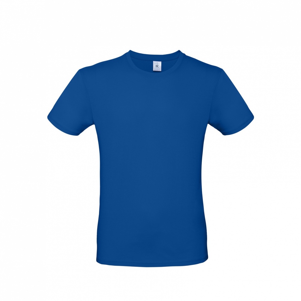 Logo trade promotional gifts picture of: T-shirt B&C #E150, blue