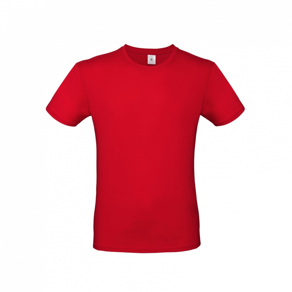 Logo trade promotional gift photo of: T-shirt B&C #E150, red