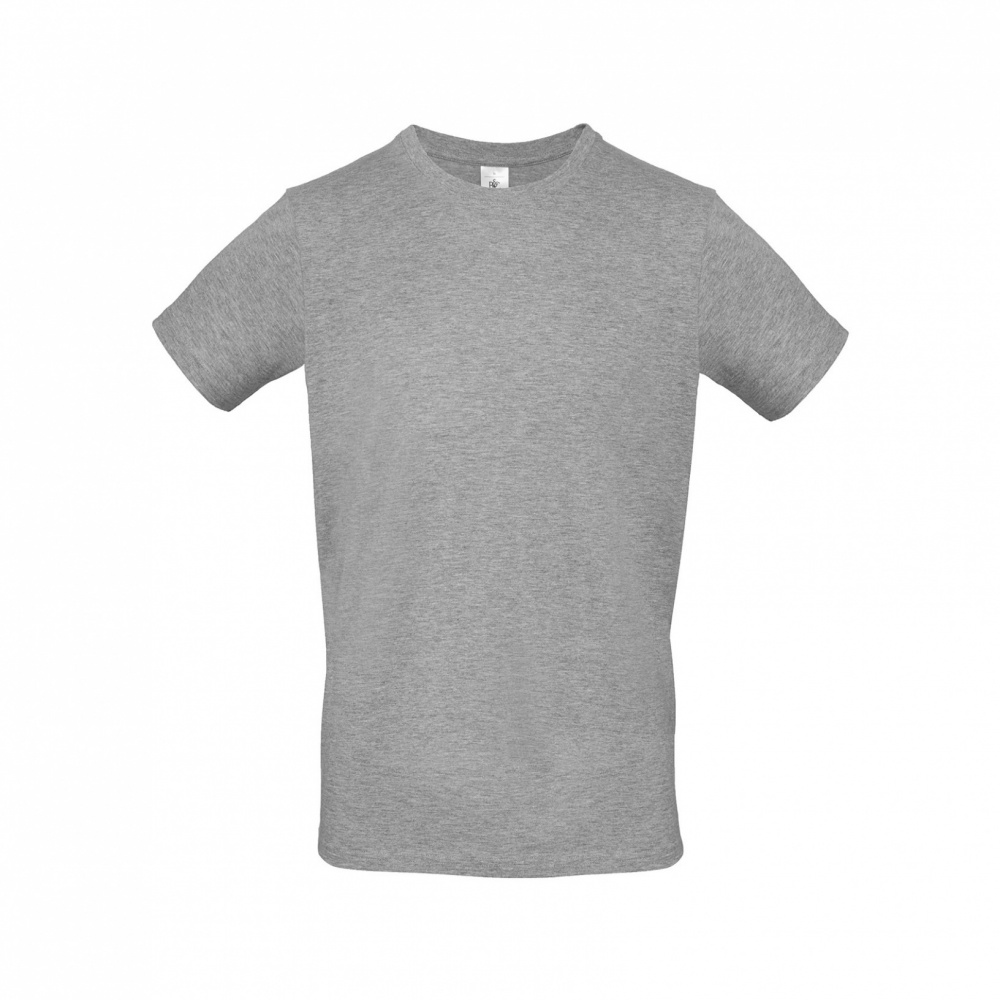 Logo trade business gift photo of: T-shirt B&C #E150, sport grey