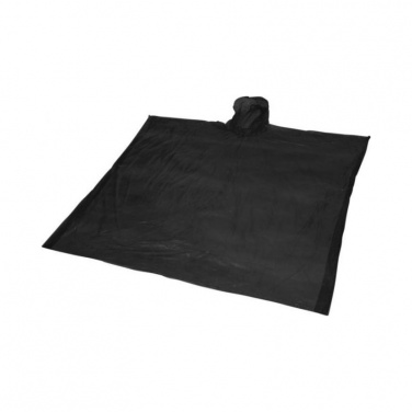 Logotrade promotional giveaway picture of: Ziva disposable rain poncho, black