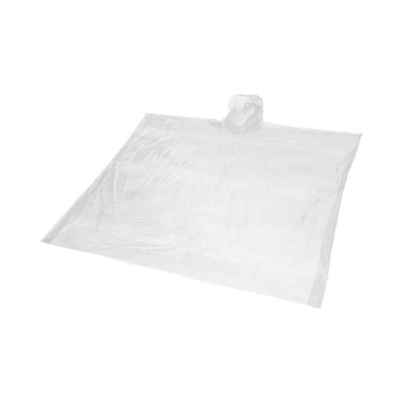 Logotrade promotional giveaways photo of: Ziva disposable rain poncho, white