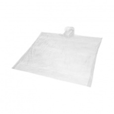 Ziva disposable rain poncho, white