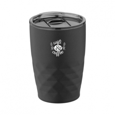 Logo trade promotional merchandise image of: Geo insulated tumbler, black