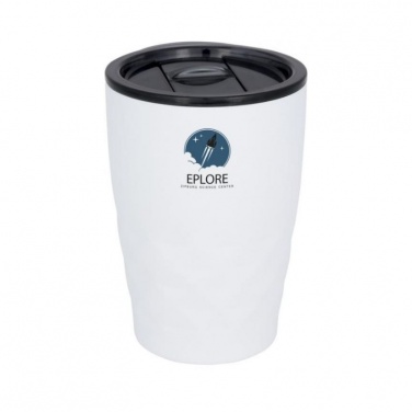 Logotrade promotional giveaway image of: Geo insulated tumbler, white