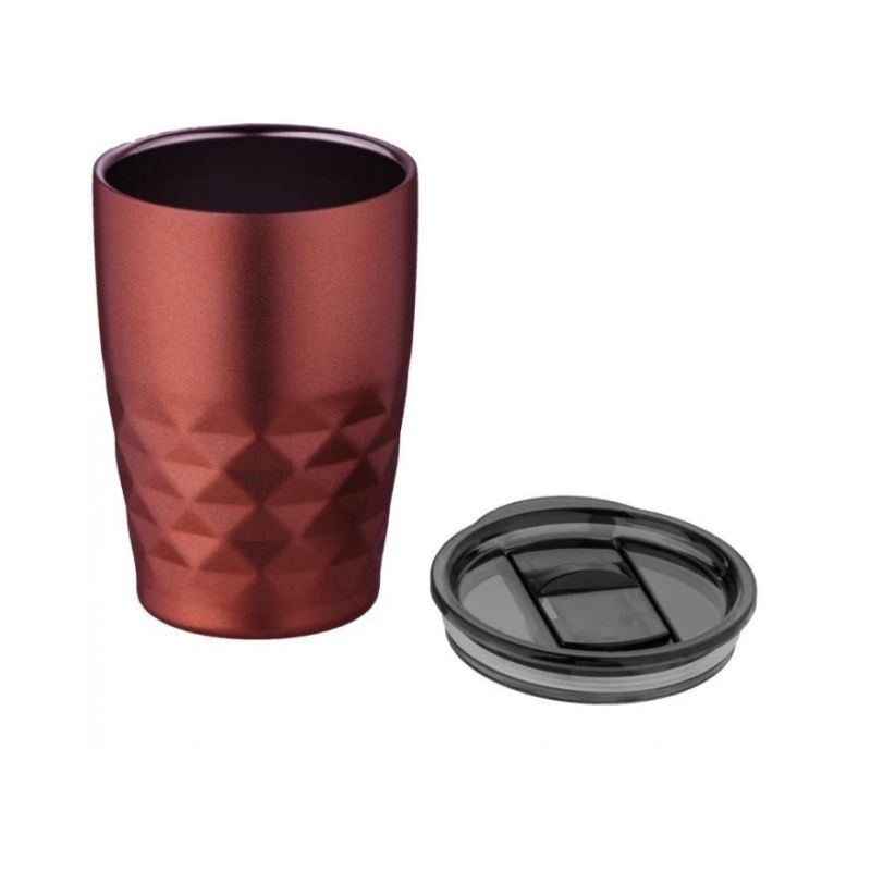 Logo trade business gift photo of: Geo insulated tumbler, red