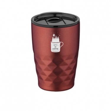 Logo trade advertising products picture of: Geo insulated tumbler, red