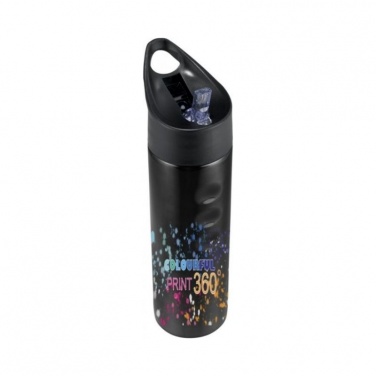 Logotrade promotional giveaway picture of: Trixie stainless sports bottle, black