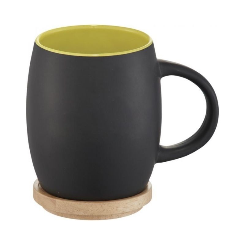 Logo trade promotional product photo of: Ceramic mug Hearth, green