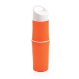 Logo trade promotional merchandise photo of: BE O bottle, organic water bottle, orange