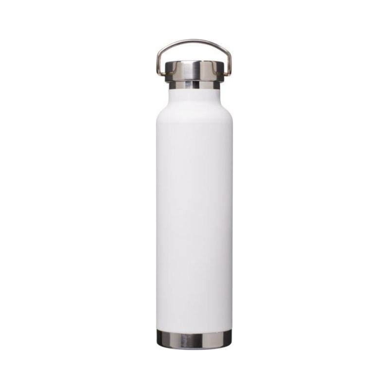 Logotrade advertising product picture of: Thor Copper Vacuum Insulated Bottle, white