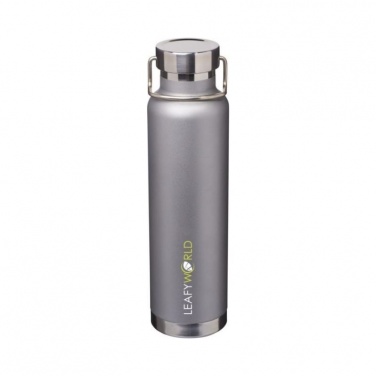 Logo trade corporate gift photo of: Thor Copper Vacuum Insulated Bottle, grey