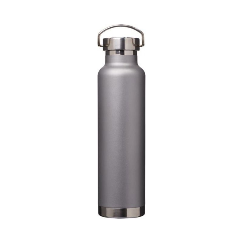 Logotrade promotional gift picture of: Thor Copper Vacuum Insulated Bottle, grey