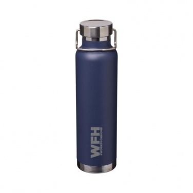 Logotrade promotional item image of: Thor Copper Vacuum Insulated Bottle, navy