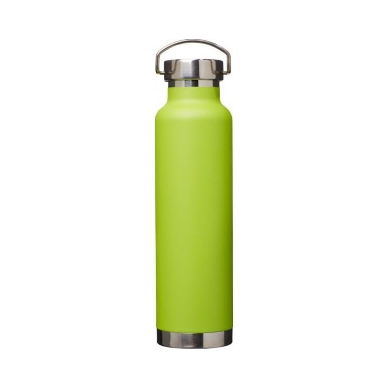 Logotrade advertising product picture of: Thor copper vacuum insulated bottle, lime green